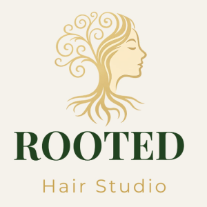 Rooted Hair Studio Logo